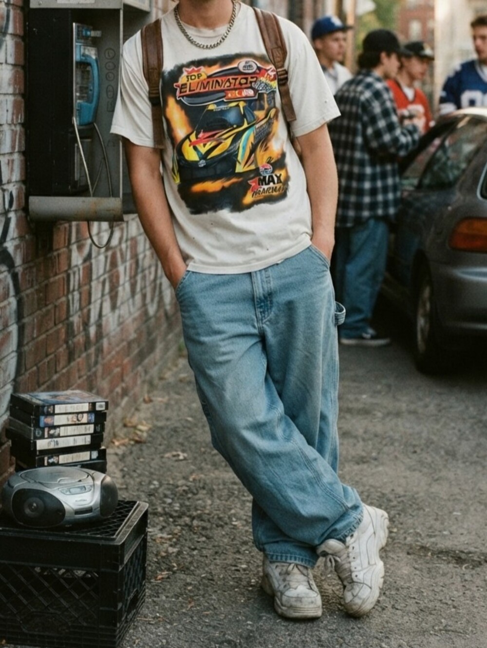 Y2K Style Racing T-Shirt - Picture 5 of 5